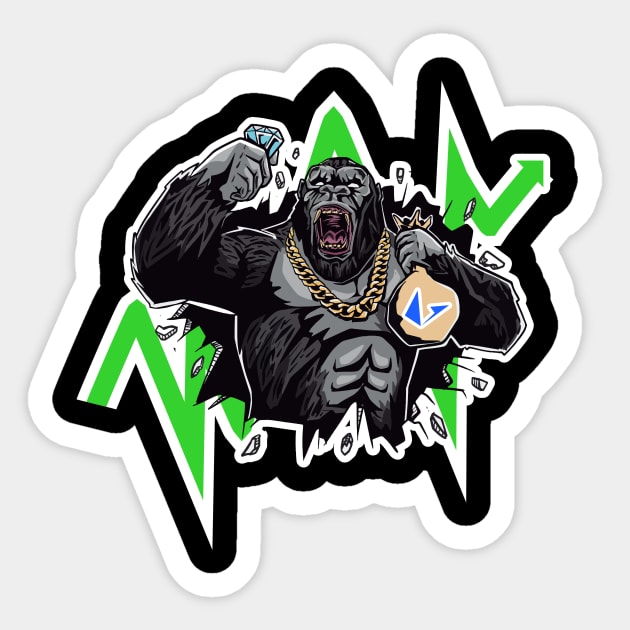 Loopring LRC Ape HODL Sticker by Saschken